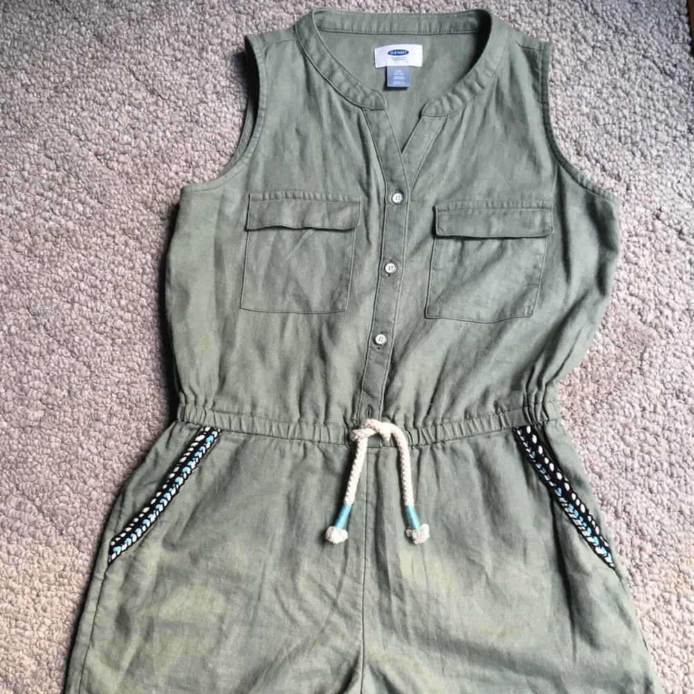 Old-Navy Amy Green Romper